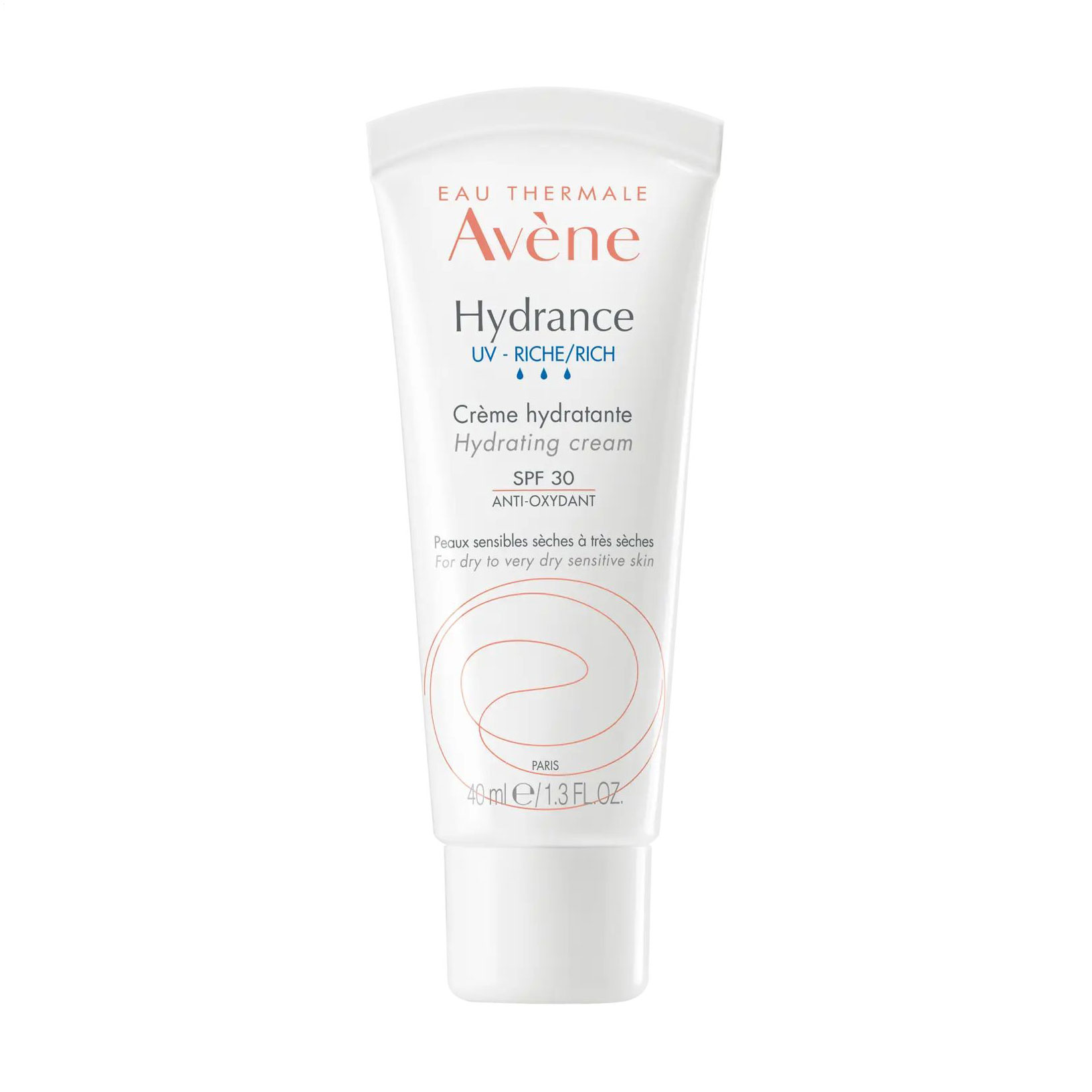 Насичений крем для обличчя Avene Hydrance UV-Rich SPF 30, 40 мл